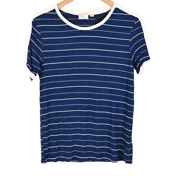 Anthropologie Postmark Morgan Striped Tee, XS - Picture 1 of 5